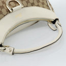 GUCCI GG Canvas Abbey Shoulder Bag Beige Gold 189833 Auth 184930V-7