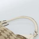 GUCCI GG Canvas Abbey Shoulder Bag Beige Gold 189833 Auth 184930V-8