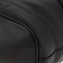Burberrys Shoulder Bag Leather Black Gold Auth 184932-14