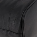 Burberrys Shoulder Bag Leather Black Gold Auth 184932-15