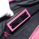 BALENCIAGA The First Hand Bag Leather 2way Pink 103208 Auth 184935SM-19