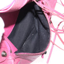 BALENCIAGA The First Hand Bag Leather 2way Pink 103208 Auth 184935SM-25