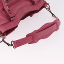 BALENCIAGA The First Hand Bag Leather 2way Pink 103208 Auth 184935SM-9
