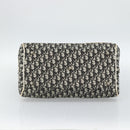 Christian Dior Trotter Canvas Boston Bag PVC Black Silver Auth 184938-5