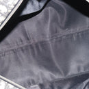 Christian Dior Trotter Canvas Boston Bag PVC Black Silver Auth 184938-11
