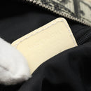 Christian Dior Trotter Canvas Boston Bag PVC Black Silver Auth 184938-12