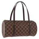 LOUIS VUITTON Damier Ebene Papillon 30 Hand Bag N51303 LV Auth 184940V-1