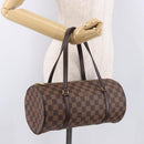 LOUIS VUITTON Damier Ebene Papillon 30 Hand Bag N51303 LV Auth 184940V-21