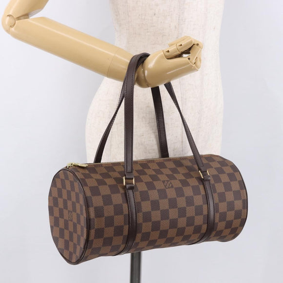 LOUIS VUITTON Damier Ebene Papillon 30 Hand Bag N51303 LV Auth 184940V