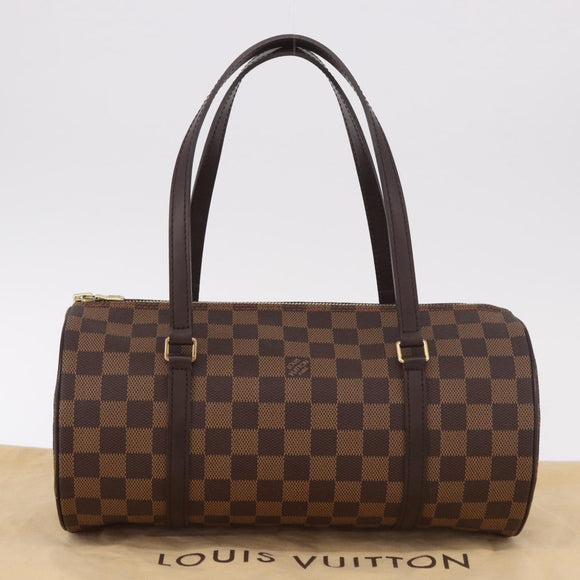 LOUIS VUITTON Damier Ebene Papillon 30 Hand Bag N51303 LV Auth 184940V
