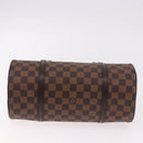 LOUIS VUITTON Damier Ebene Papillon 30 Hand Bag N51303 LV Auth 184940V-5