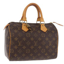 LOUIS VUITTON Monogram Speedy 25 Hand Bag M41528 LV Auth 184944SAV-1