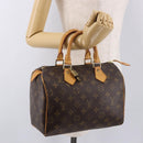 LOUIS VUITTON Monogram Speedy 25 Hand Bag M41528 LV Auth 184944SAV-24