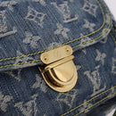 LOUIS VUITTON Monogram Denim Bum Bag Body Bag Blue M95347 LV Auth 184945SAV-17