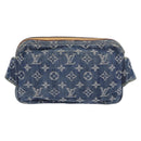 LOUIS VUITTON Monogram Denim Bum Bag Body Bag Blue M95347 LV Auth 184945SAV-2