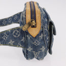 LOUIS VUITTON Monogram Denim Bum Bag Body Bag Blue M95347 LV Auth 184945SAV-4