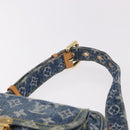 LOUIS VUITTON Monogram Denim Bum Bag Body Bag Blue M95347 LV Auth 184945SAV-8