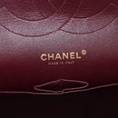 CHANEL Big Matelasse30 Chain Shoulder Bag Lamb Skin Black Gold CC Auth 184946SAV-23
