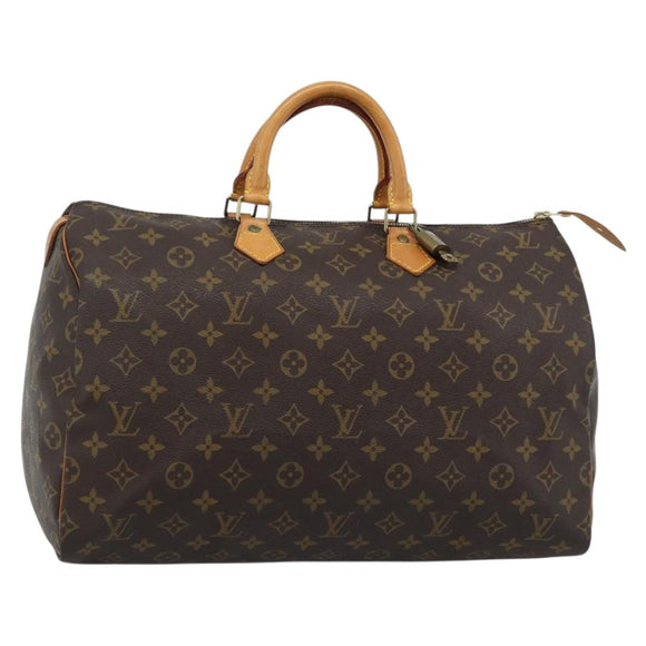 LOUIS VUITTON Monogram Speedy 40 Hand Bag M41522 LV Auth 184948V