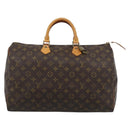 LOUIS VUITTON Monogram Speedy 40 Hand Bag M41522 LV Auth 184948V-2