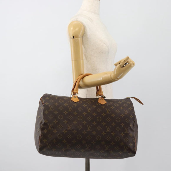 LOUIS VUITTON Monogram Speedy 40 Hand Bag M41522 LV Auth 184948V