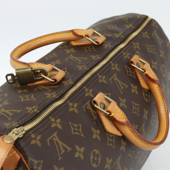 LOUIS VUITTON Monogram Speedy 40 Hand Bag M41522 LV Auth 184948V