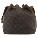 LOUIS VUITTON Monogram Petit Noe Shoulder Bag M42226 LV Auth 184951-2