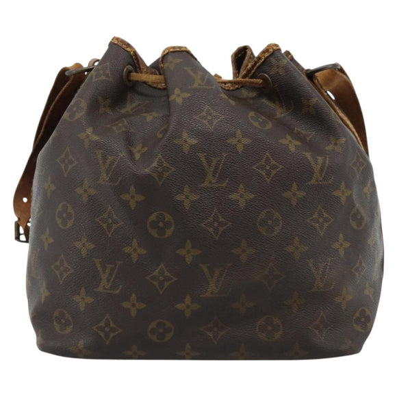 LOUIS VUITTON Monogram Petit Noe Shoulder Bag M42226 LV Auth 184951