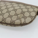 GUCCI GG Supreme Shoulder Bag PVC Beige Gold 904 02 020 Auth 184952-12