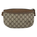 GUCCI GG Supreme Shoulder Bag PVC Beige Gold 904 02 020 Auth 184952-3