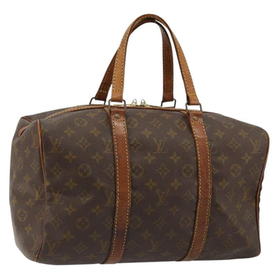 LOUIS VUITTON Monogram Sac Souple 35 Boston Bag M41626 LV Auth 184953