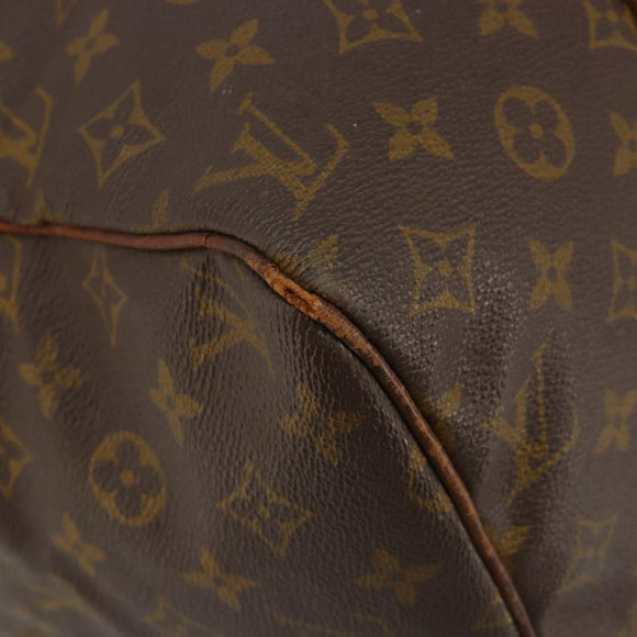 LOUIS VUITTON Monogram Sac Souple 35 Boston Bag M41626 LV Auth 184953