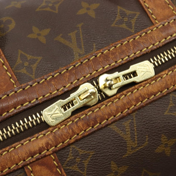 LOUIS VUITTON Monogram Sac Souple 35 Boston Bag M41626 LV Auth 184953
