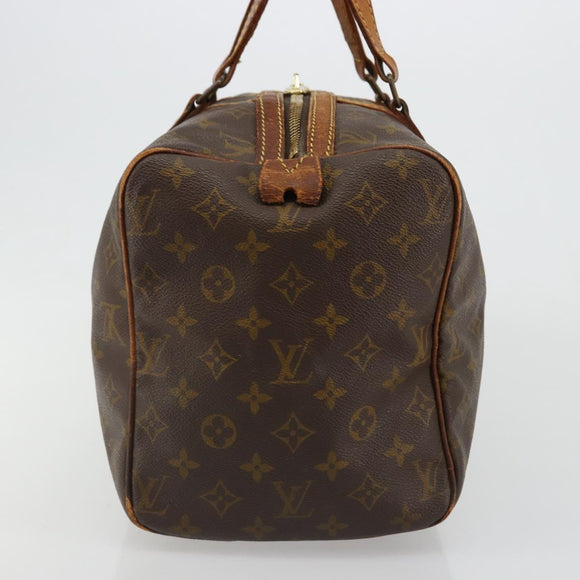 LOUIS VUITTON Monogram Sac Souple 35 Boston Bag M41626 LV Auth 184953