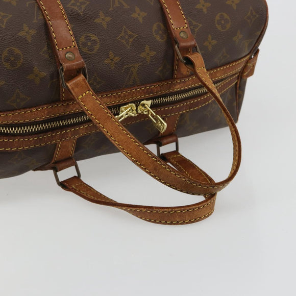 LOUIS VUITTON Monogram Sac Souple 35 Boston Bag M41626 LV Auth 184953