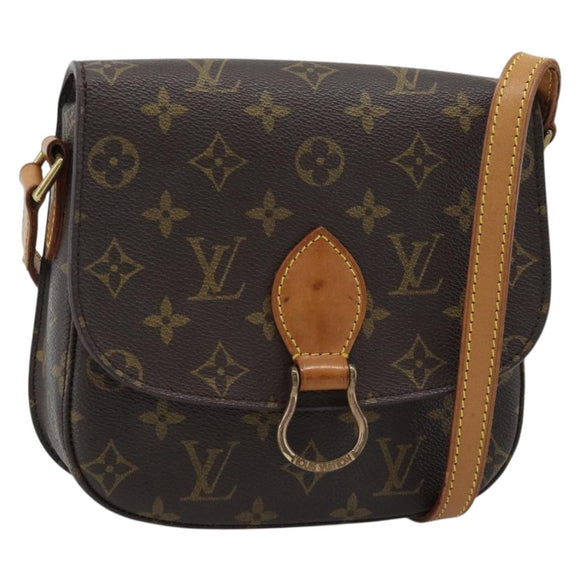 LOUIS VUITTON Monogram Saint Cloud MM Shoulder Bag M51243 LV Auth 184954A