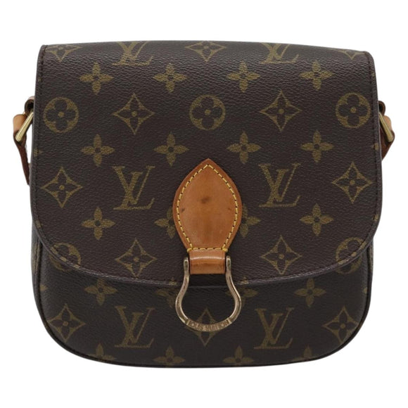 LOUIS VUITTON Monogram Saint Cloud MM Shoulder Bag M51243 LV Auth 184954A