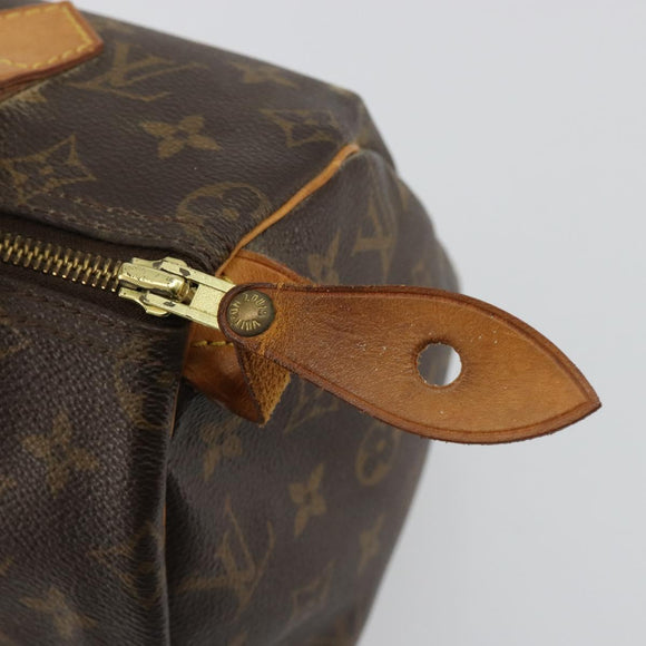 LOUIS VUITTON Monogram Speedy 25 Hand Bag M41528 LV Auth 184955V