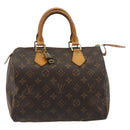 LOUIS VUITTON Monogram Speedy 25 Hand Bag M41528 LV Auth 184955V-2