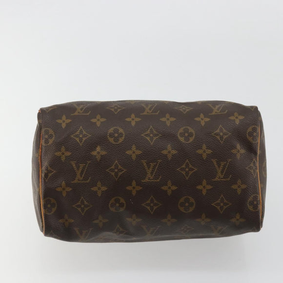 LOUIS VUITTON Monogram Speedy 25 Hand Bag M41528 LV Auth 184955V