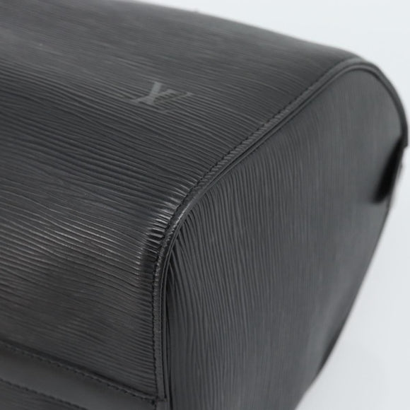LOUIS VUITTON Epi Speedy 30 Hand Bag Noir Black M43002 LV Auth 184956V