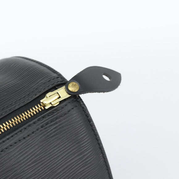 LOUIS VUITTON Epi Speedy 30 Hand Bag Noir Black M43002 LV Auth 184956V