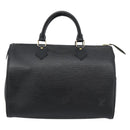 LOUIS VUITTON Epi Speedy 30 Hand Bag Noir Black M43002 LV Auth 184956V-13