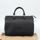 LOUIS VUITTON Epi Speedy 30 Hand Bag Noir Black M43002 LV Auth 184956V-12
