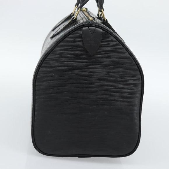 LOUIS VUITTON Epi Speedy 30 Hand Bag Noir Black M43002 LV Auth 184956V