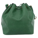 LOUIS VUITTON Epi Petit Noe Shoulder Bag Green M44104 LV Auth 184957A-2
