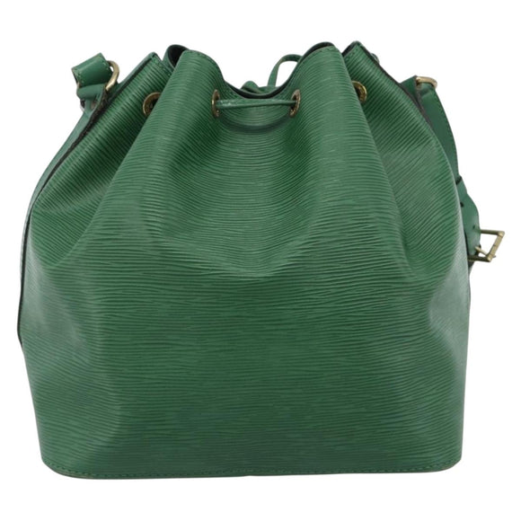 LOUIS VUITTON Epi Petit Noe Shoulder Bag Green M44104 LV Auth 184957A