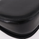 GUCCI Bamboo Hand Bag Leather Black Gold 000 01 0633 Auth 184960V-12