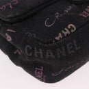 CHANEL Chain Matelasse 22 Shoulder Bag Denim Black Gold CC Auth 184961SM-10