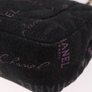 CHANEL Chain Matelasse 22 Shoulder Bag Denim Black Gold CC Auth 184961SM-13